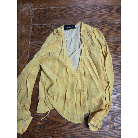 Realisation Par Stevie top in sunflower print size small - Picture 2 of 5